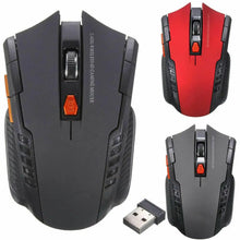 Load image into Gallery viewer, 1pcs 2.4G Wireless Mouse Optical 6 Buttons Mouse Gamer USB Receiver 1600DPI Wireless Mouse Gaming Mouse For Laptop Computer