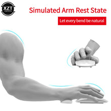 Load image into Gallery viewer, Left/Right Hand Ergonomic Mouse Pad Wrist Pad Silicon Gel Non-slip Streamline Wrist Rest Support Mat for Office Gaming PC