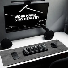 Load image into Gallery viewer, Grey Mousepad Computer Desk Mat Desktop Accessories Keyboard Long Pad Large Gaming Mouse Pad Marble Waterproof Table Office Pc
