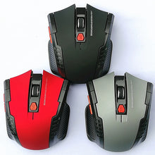 Load image into Gallery viewer, 1pcs 2.4G Wireless Mouse Optical 6 Buttons Mouse Gamer USB Receiver 1600DPI Wireless Mouse Gaming Mouse For Laptop Computer