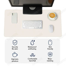 Load image into Gallery viewer, Mouse Pad Large Size Office Desk Protector Mat PU Leather Waterproof Desktop Keyboard Desk Pad Gaming Mousepad PC Accessories