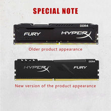 Load image into Gallery viewer, Memoria Ram DDR4 8GB 16GB 32GB 3200MHz 2133MHz 2400MHz 2666MHz DIMM 288Pin 1.2V DDR4 RAM PC4-25600 21300 Memory HyperX FURY