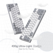 Load image into Gallery viewer, Redragon K617 Fizz 60% Wired RGB Gaming Keyboard, 61 Keys Hot-Swap Compact Mechanical Keyboard Red Switch