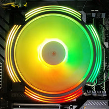 Load image into Gallery viewer, 4 Heat Pipes ARGB CPU Cooler 120MM Low Profile 4PIN PWM PC Radiator for Intel LGA 1700 2011 1150 1151 X99 AM3 AM4 Ventilador