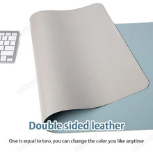 Load image into Gallery viewer, Mouse Pad Large Size Office Desk Protector Mat PU Leather Waterproof Desktop Keyboard Desk Pad Gaming Mousepad PC Accessories