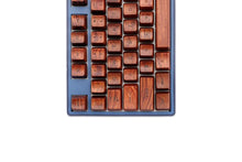 Load image into Gallery viewer, KPREPUBLIC LOOP 104 Wooden Keycaps Wood Keycap Walnut Rosewood Beech for GH60 Poker 60 87 tkl 104 ansi 108 XD87 BM80