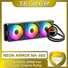 Load image into Gallery viewer, TEUCER NA-360 PC Water Cooling Heatsink LGA 2011 V3 X99 Motherboard CPU Cooler for Intel 1700 1200 1155 AMD AM4 AM5
