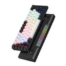 Load image into Gallery viewer, ZA646 Wired Gaming Mechanical Keyboard For Gamer Russsian/English 63 Keys Backlit Hot-swap Mini Game 60% Keyboard For travel
